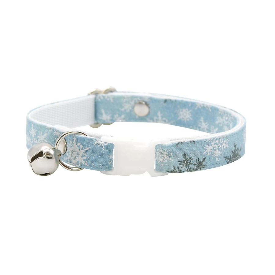 PetSmart Cleo Snowflakes Breakaway Cat Collar - Safe & Stylish Kitten Collar
